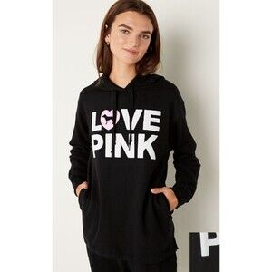 Vs pink campus hoodie black originals S